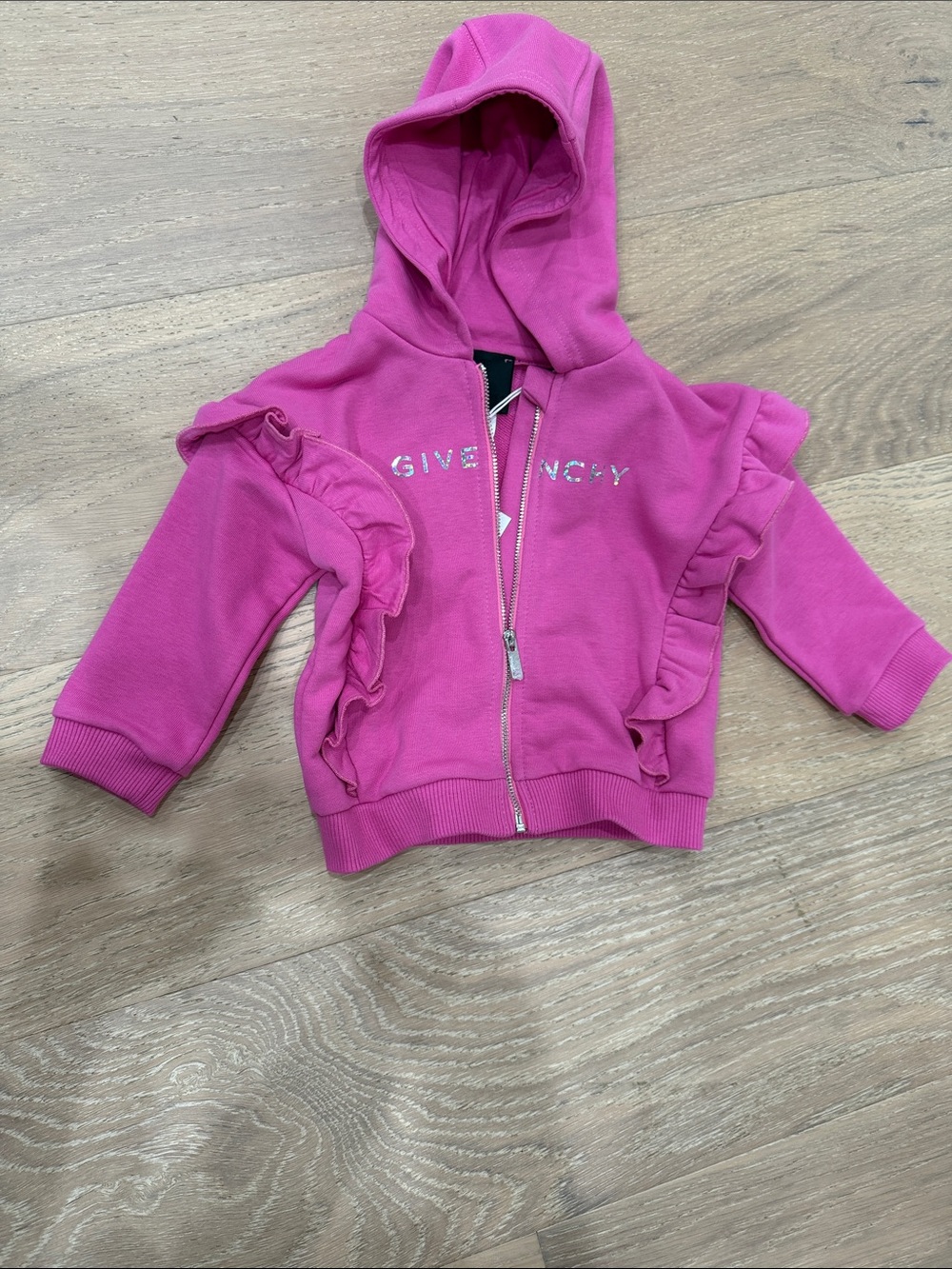Brand new authentic Ruffle Zip-Up Hoodie